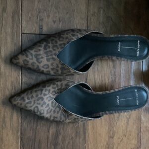 Leopard Print Mules
